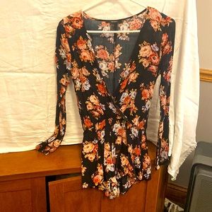 Forever 21 Floral Romper
